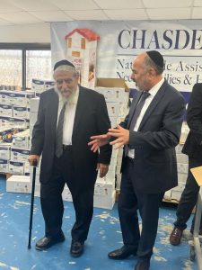 Visite du Ministre de la santé, Yaacov Mergui et Du fondateur Rav Yossef Cohen