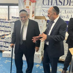 Visite du Ministre de la santé, Yaacov Mergui et Du fondateur Rav Yossef Cohen