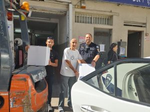 Merci à la police pour son aide lors des distributions